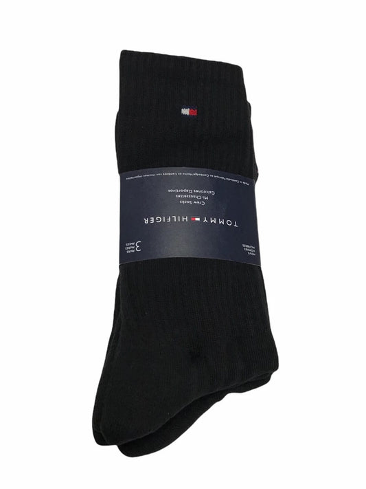 Tommy Hilfiger crew Socks (3 pack) — Black