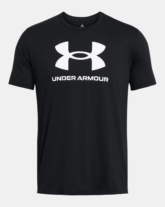 Under Armour T-shirt — Black / white logo