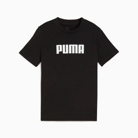 Puma Logo T-shirt — Black / white logo