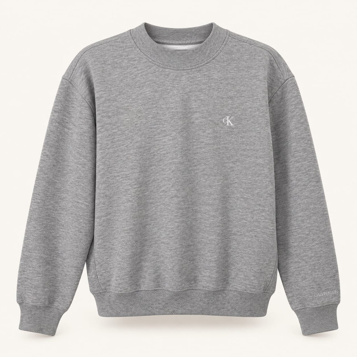 Calvin Klein Crew Neck Sweatshirt — Grey