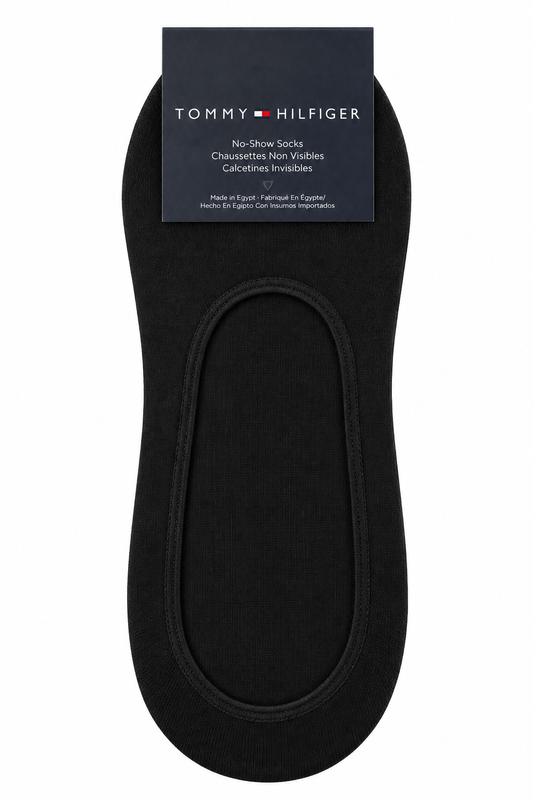 tommy no show socks - black